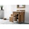 James Martin Vanities Brittany 30in Single Vanity, Saddle Brown, w/ 3 CM Ethereal Noctis Quartz Top 650-V30-SBR-3ENC - alternate 2